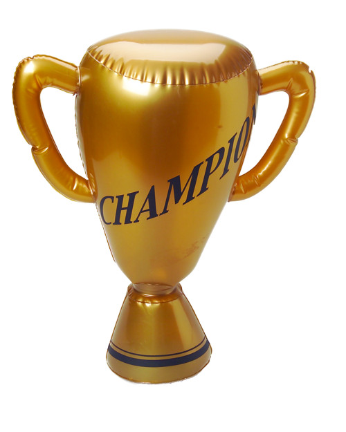 Inflatable Gold Champion Cup Handle Blow Up Trophy
