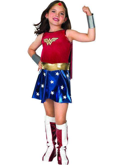 Girls Justice League Wonder Woman DC Heroes Costume