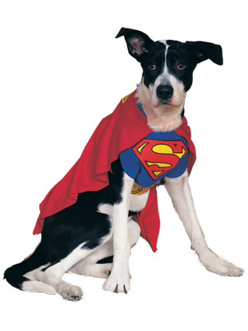 Superman Red Blue And Yellow Pet Dog Costumes