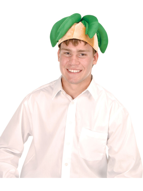 New Hawaiian Luau Stuffed Plush Palm Tree Hat Costume Cap