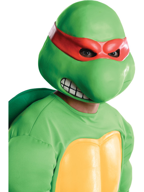 Overhead Latex Adult Teenage Mutant Ninja Turtles Raphael Costume Accessory Mask