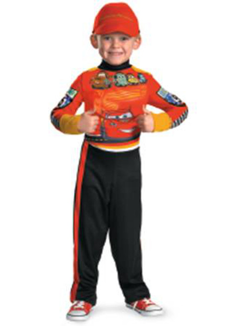 Child Cars Lightning McQueen Pit Crew Costume