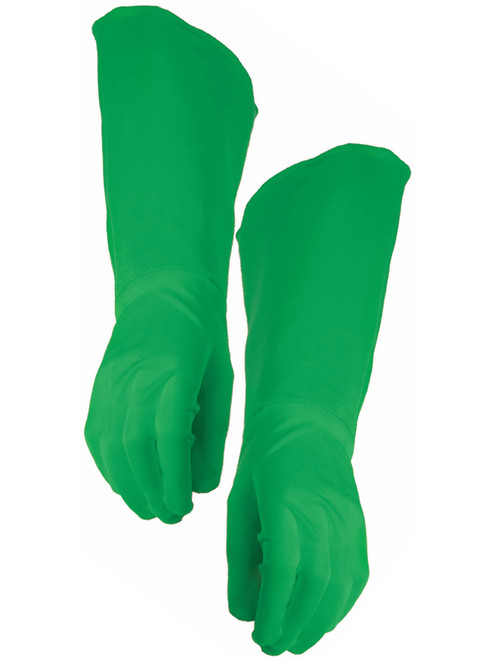 Adults Be Your Own Superhero Super Hero Green Gauntlet Gloves Costume Accessory