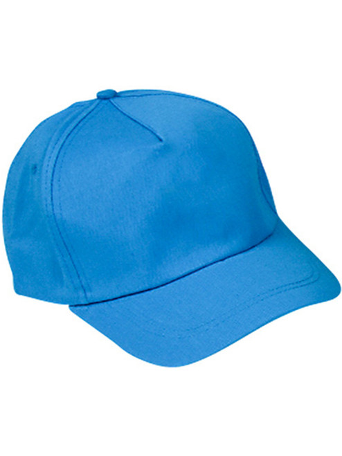 Adults Light Blue Color Baseball Hat Costume Accessory