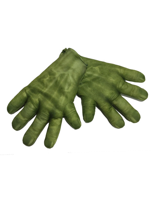 Adults Costume Gloves The Hulk Marvel Green Costume Accessory