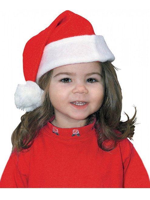 Toddlers Classic Santa Hat Festive Holiday Cheer Costume Accessory