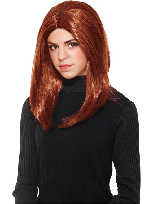 Child's Girls Marvel Captain America Winter Soldier Black Widow Costume Wig