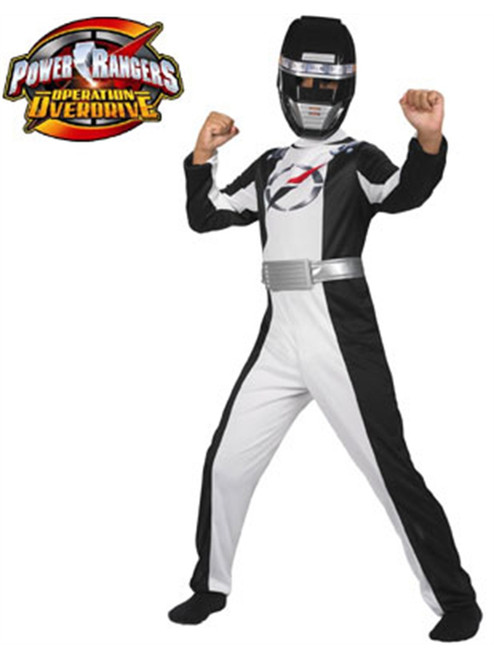 Childs Black Power Rangers Operation Overdrive Costume