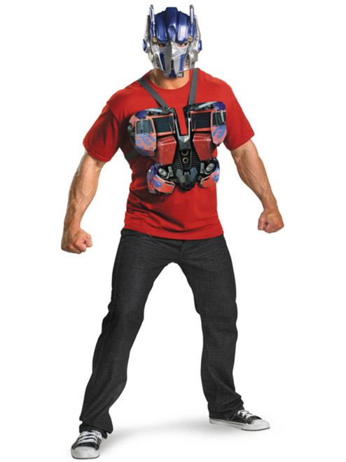 Transformers Adult Optimus Prime Costume Accessory Mask and Chest Piece Set