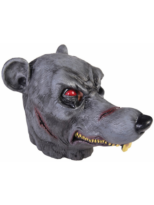 Adult's Dead Zombie Rodent Rat Latex Costume Full Mask Costume Accessory