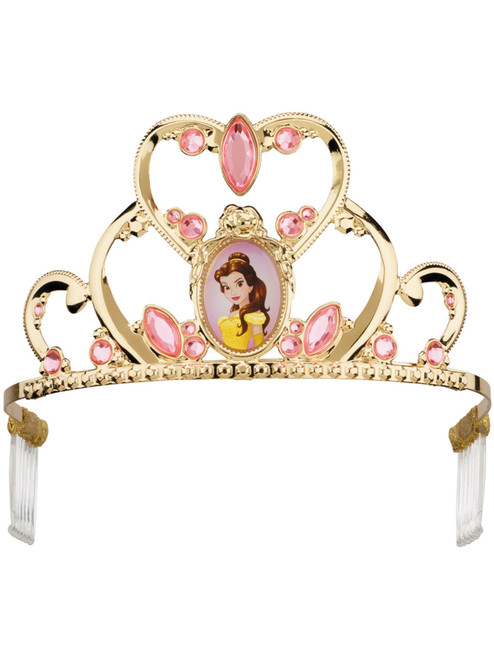Child's Girls Deluxe Disney Princess Belle Beauty And The Beast Tiara Accessory