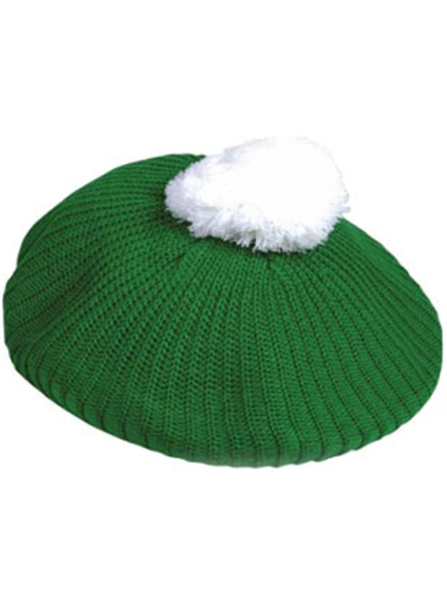 St Patricks Day Green White Retro Irish Golf Tam Hat