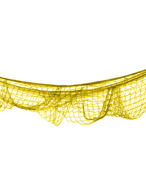 Sailing Yellow Fishing Fish Net Netting Nautical Ship Props Decoration