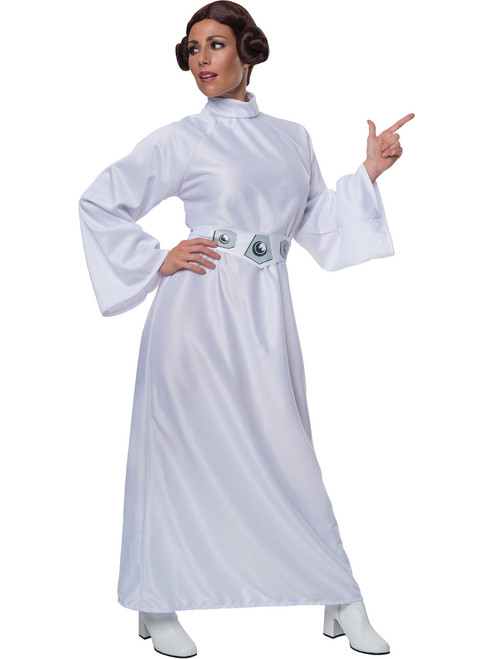 Princess Leia Star Wars Adults Halloween Costume + Wig