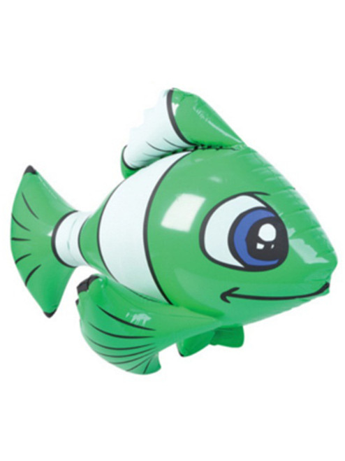 36" Giant Green Inflatable Hawaiian Luau Tropical Clown Nemo Fish