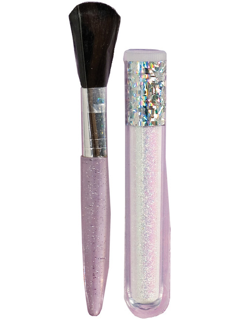 Women's Iridescent Body Glitter Dust With Brush Costume Accessory Make-Up