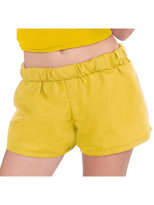 Adult's Elastic Waist Yellow Team Spirit Underwear Boxer Shorts