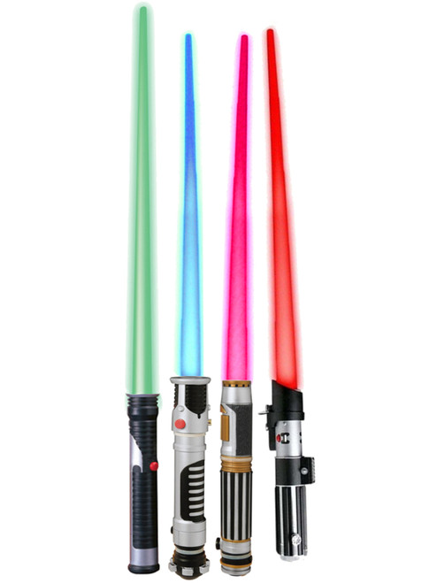 Star Wars Lightsabers Variety Pack Qui-Gon Obi-Wan Darth Vader Mace Windu Bundle