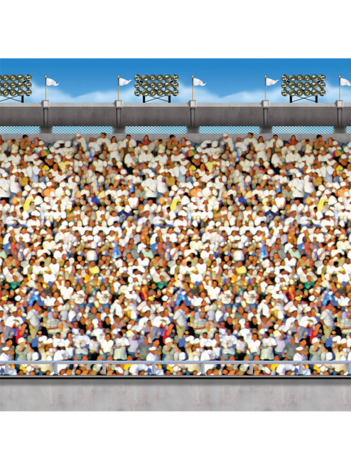 4' x 30' Upper Deck Stadium Backdrop Scene Setter Wall Decal Decoration