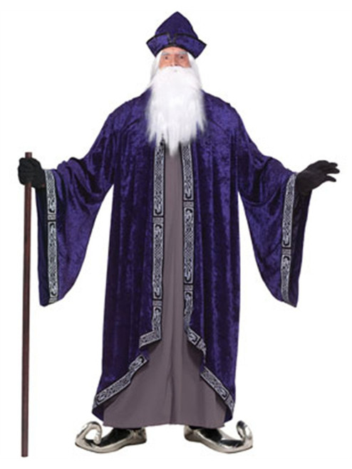 Adult Plus Size XXXL Size 58 Dumbledore Wizard Costume