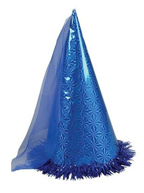 Renaissance Princess Costume Accessory Blue Party Hat