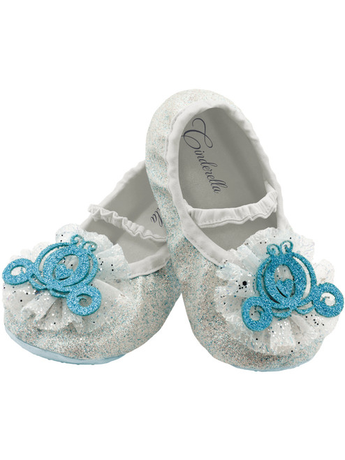 Cinderella Disney Slippers Toddlers Costume Accessory Up To Size 6