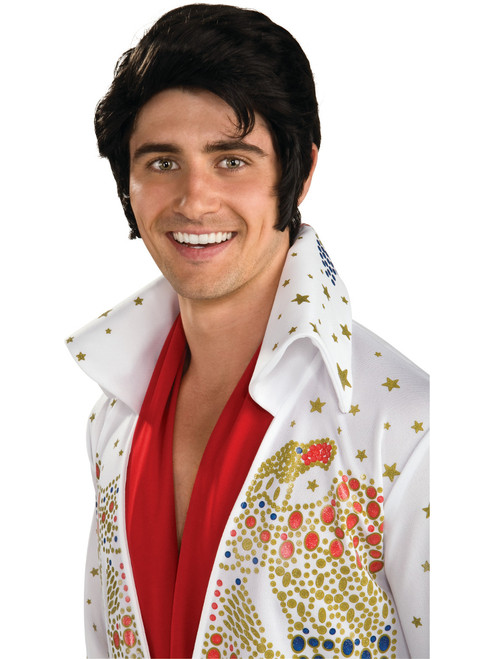 New Official Elvis Presley Adult Costume Accessory Wig