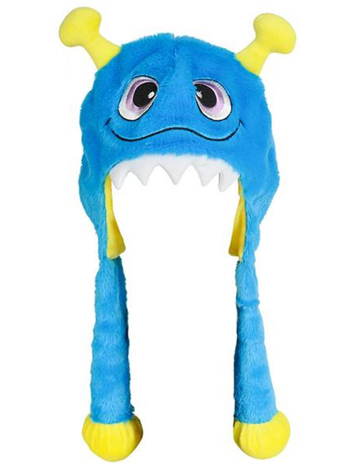 Halloween Character Cute Blue Monster Plush Hat Costume Accessory