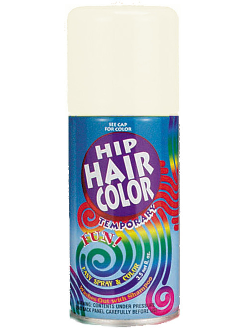 3.5 Fl. Oz. White Hair Spray Temporary Hair Coloring Costume Accessory