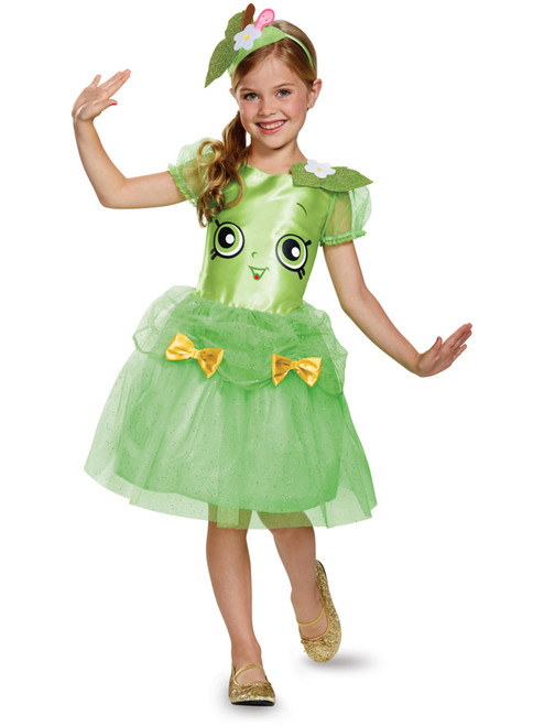 Child's Girls Shopkins Apple Blossom Fruit Character Dress Costume