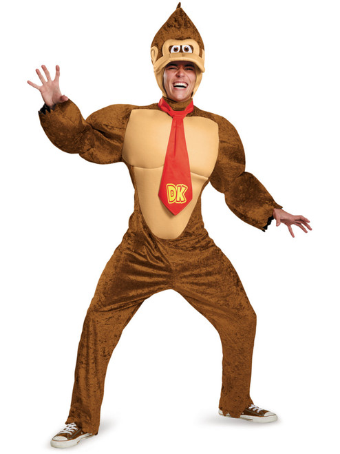 Adult's Mens Deluxe Nintendo Donkey Kong Monkey Costume