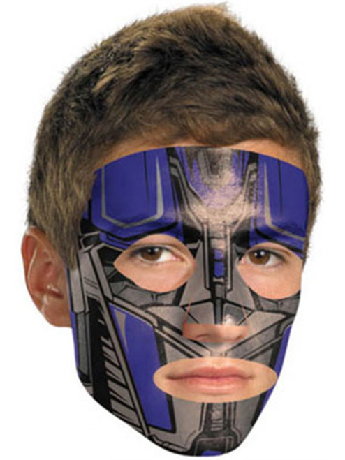 Transformers Optimus Prime Costume Accessory Face Tattoo Mask