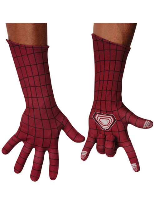 Deluxe Adult The Amazing Spider-Man 2 Red and Black Costume Accessory Gloves