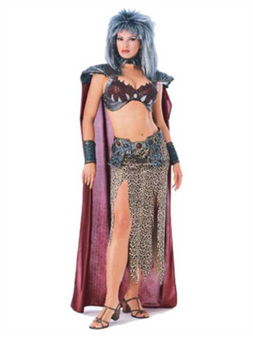 Womens Adults Jungle Sin Amazon Warrior Xena Costume