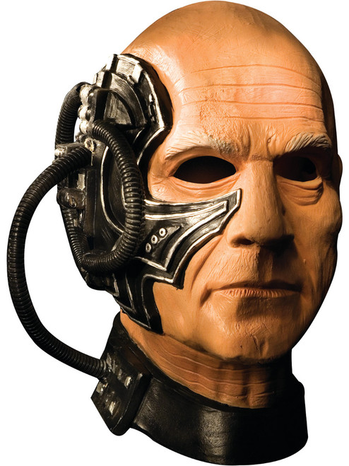 New Star Trek TNG The Next Generation Locutus Picard Costume Mask