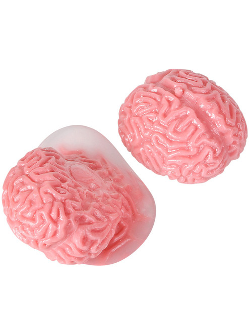 2.75" Brain Splat Ball Squishy Toy Halloween Decoration