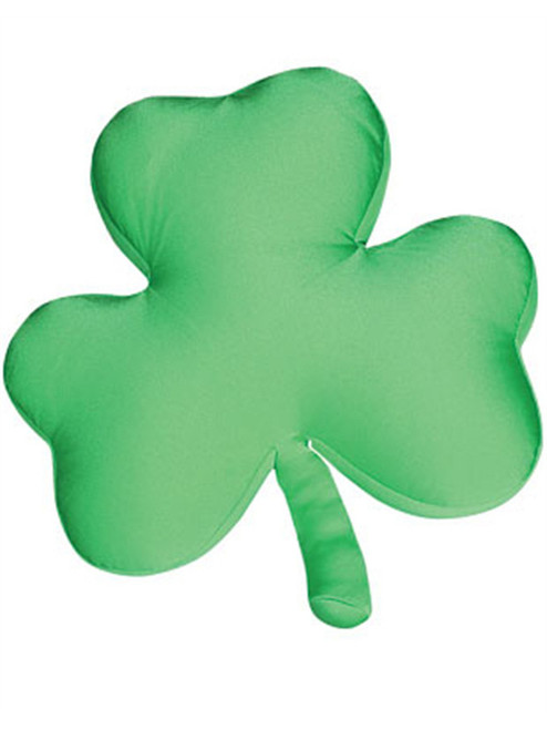 Large Green St. Patrick's Day Celtic Shamrock Pillow