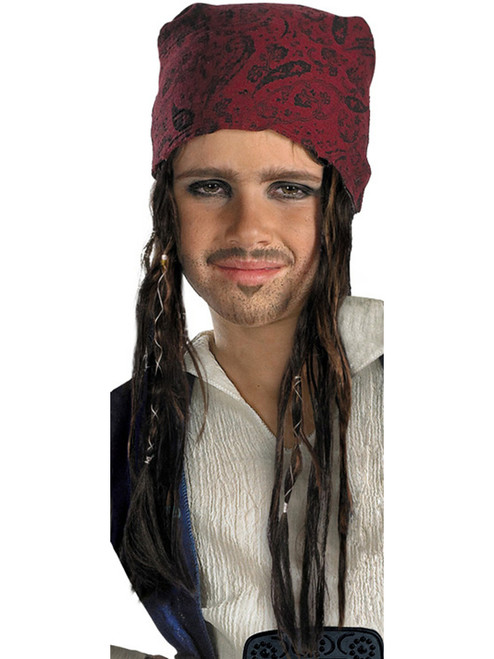 Jack Sparrow Childs Headband with Braided Wig