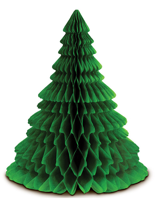 10" 3-D Christmas Tree Centerpiece Festive Holiday Party Decoration