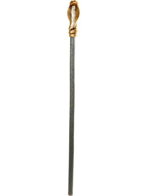 55" Gold Black Deluxe Egyptian Cobra Snake Royal Pharaoh Staff Scepter