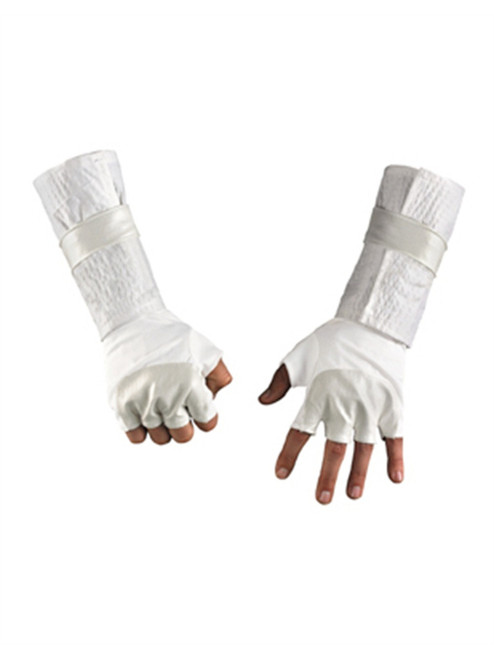 Childs GI Joe Storm Shadow White Ninja Costume Gloves