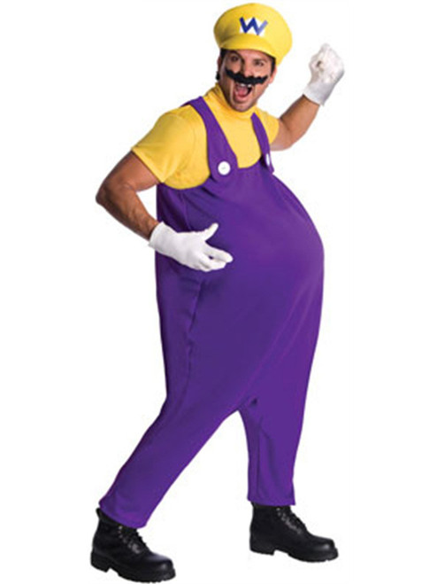 Adult Nintendo Mario Brothers Wario Costume