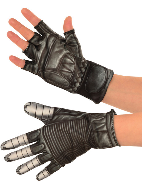 Adults Marvel Captain America Civil War Winter Soldier Gloves Costume Accessory