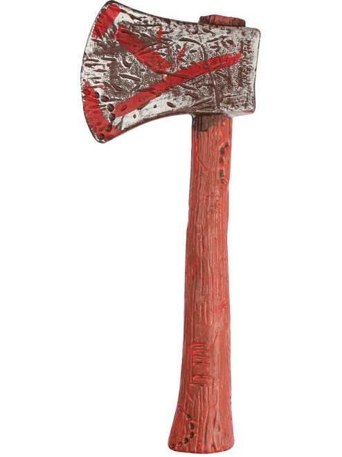 Toy Faux Bloody Murderer Weapon Undead Zombie Hunter Axe Costume Accessory