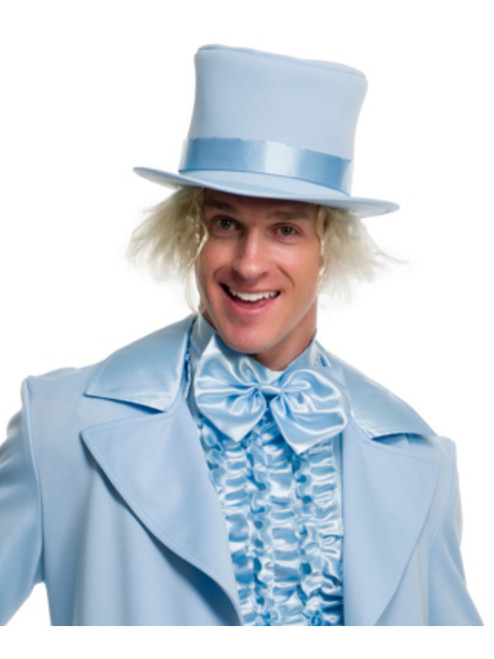 Deluxe Blue Dumb And Dumber Mad Hatter Gentlemens Top Hat Costume Accessory