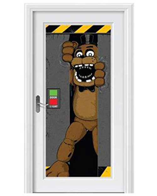 Five Nights At Freddy's Door Cover Birthday Party Decoration 2.25' x 5'