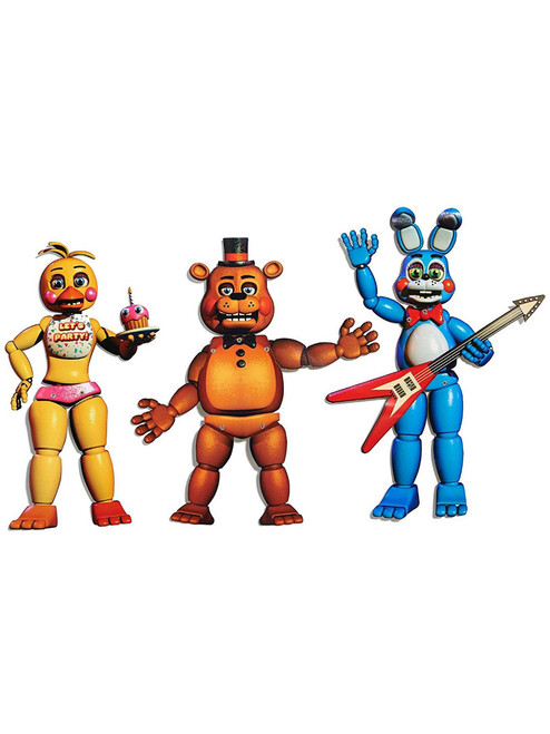 20" Pack Of 3 Jointed Posable Five Nights At Freddy's Characters Prop Decoration