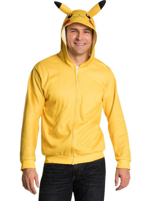 pikachu zip up hoodie