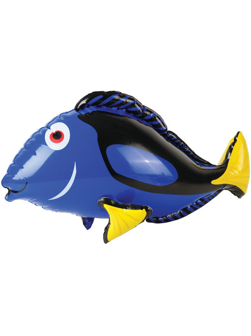 27" Inflatable Tropical Sea Life Blue Tang Fish Toy Decoration