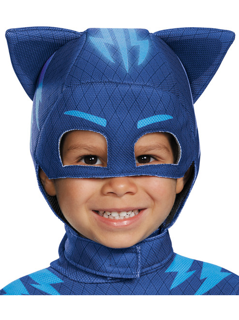 Boys Deluxe PJ Masks Catboy Glow In The Dark Fabric Mask Costume Accessory